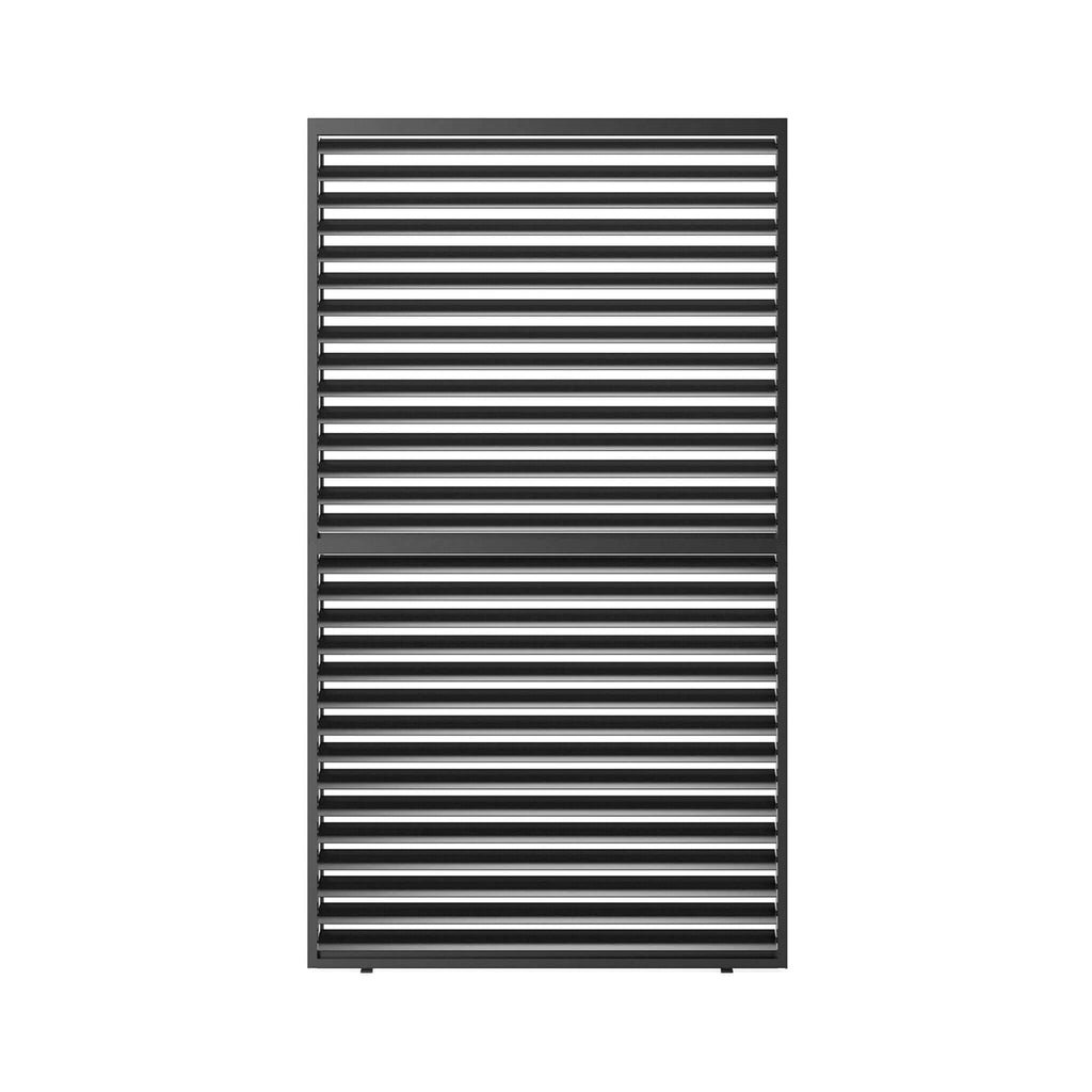 [04X07FT] Alora Premium Adjustable Aluminum Louvered Pergola With Side Wall Panel (SAK25458)
