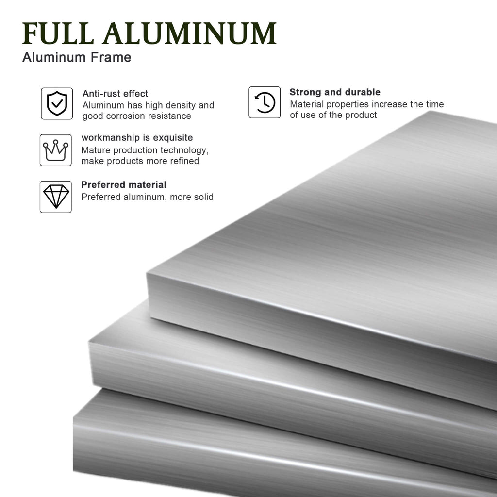 [10X19FT] Alora Modern Durable All-Weather Outdoor Pergola With Aluminum Frame And Steel Louvers (SAK32691)