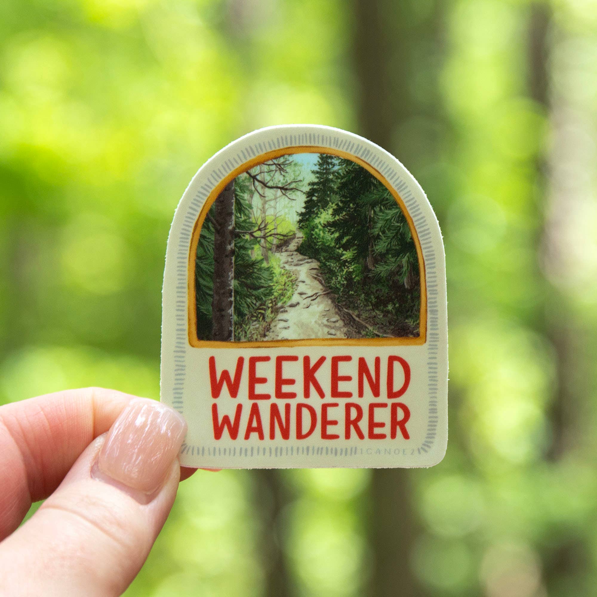 Weekend Wanderer Decal Sticker