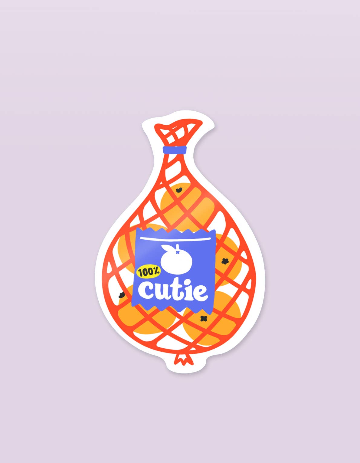 Cutie Mandarins Die Cut Sticker