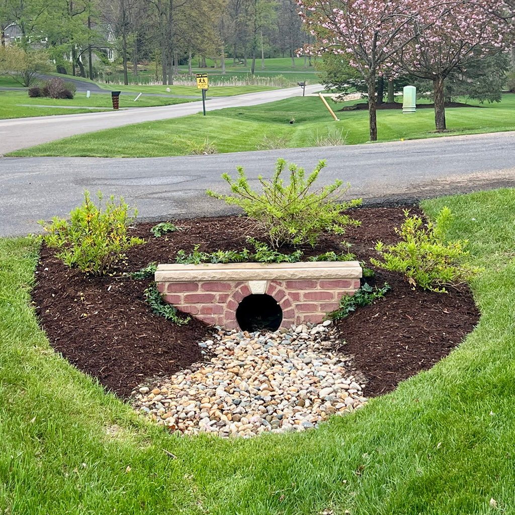 Brickyard Bridge GFRC Prefabricated Concrete Culvert Covers - includes two walls ($998 per wall)