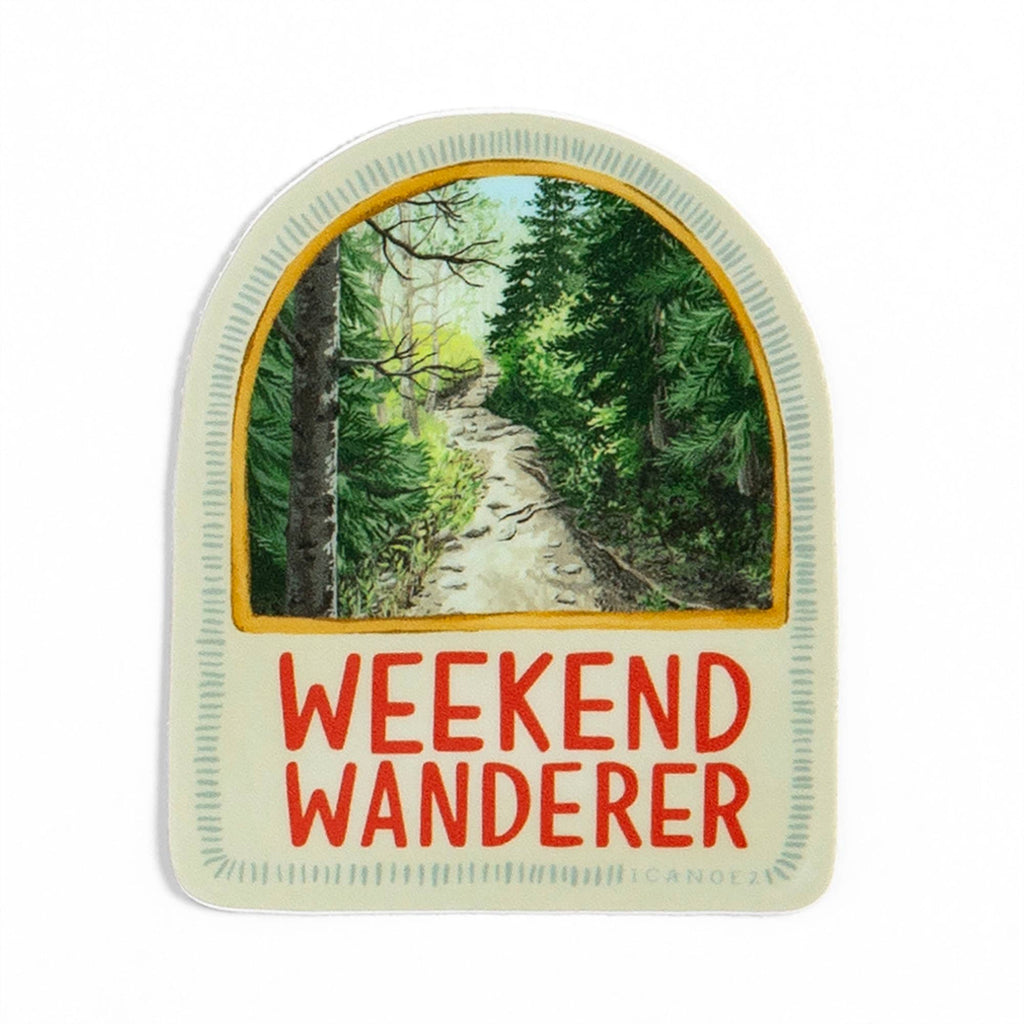 Weekend Wanderer Decal Sticker