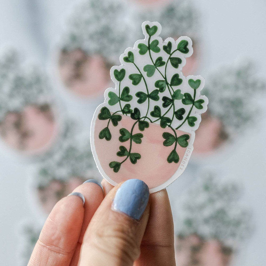 Sweetheart Plant Clear Decal Sticker