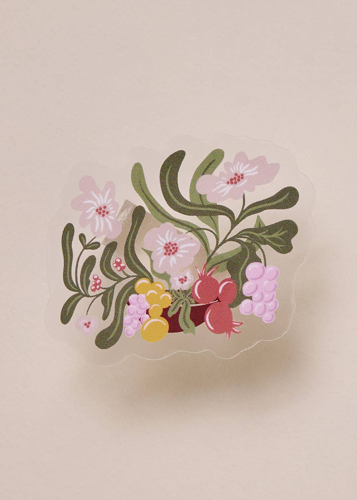 Cornucopia Bouquet Transparent Clear Sticker