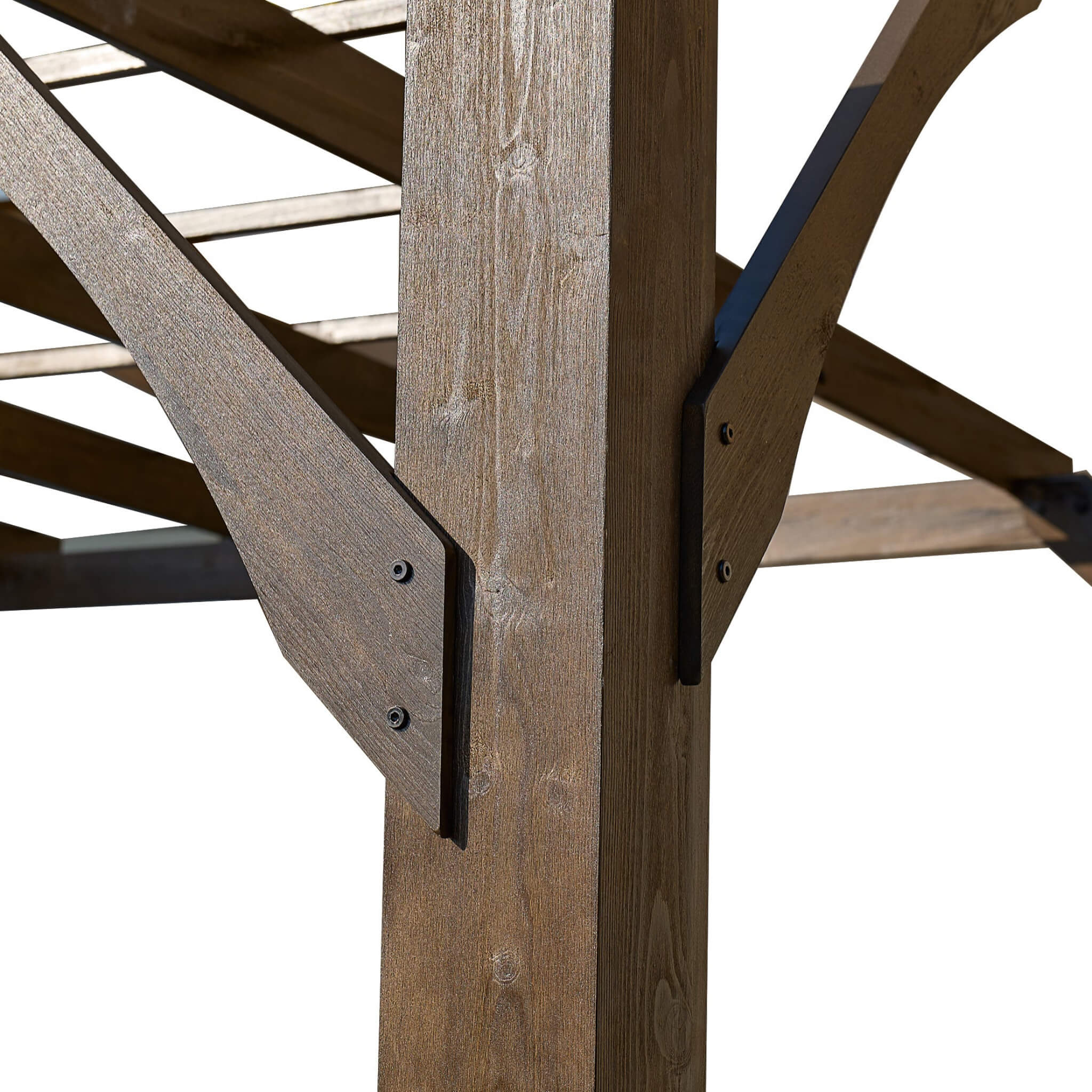 [10X12FT] Alora Premium Outdoor Brown Cedar Wood Pergola For Spacious Patios (SAK45639)