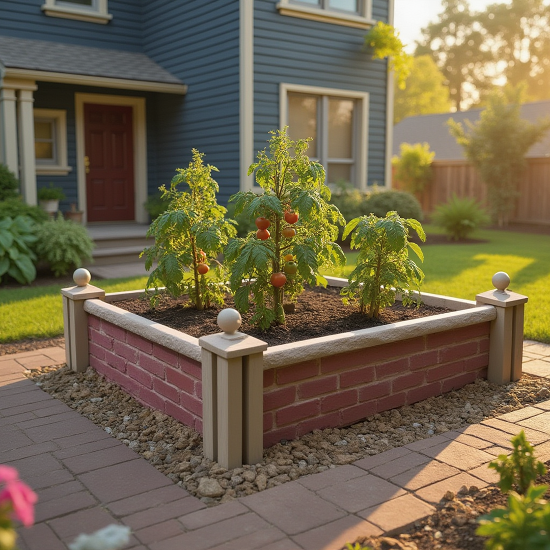 Nancy's Garden Prefabricated Concrete (GFRC) Garden Bed