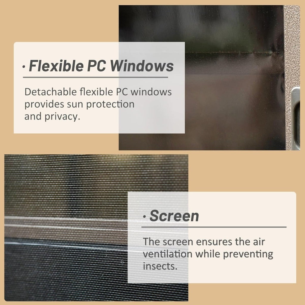 [10x12FT] Alora Premium Against Wall Mounted Solarium Sunroom With Galvanized Steel Sloping Roof (SAK96375)