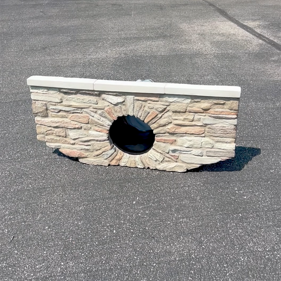 Stackstone Bridge Prefabricated Culvert Walls includes two walls ($998.0 per wall)